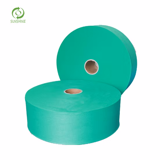 Tela no tejida disponible industrial de los PP de la mascarilla de 3ply 25GSM del hospital del buen precio